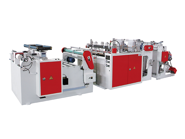 Two Lines High Speed Semi-automatic Bag-on-roll Making Machine With Core